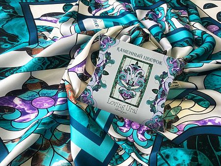 Платок «Каменный Цветок»