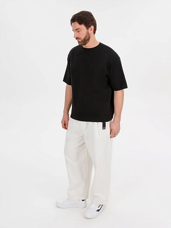 Джемпер с коротким рукавом Siluetti Volumica, черный, размер XL/2XL