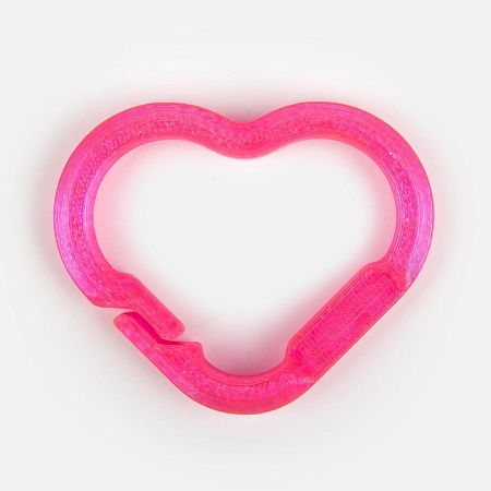 Брелок Impreso, 3D-печать на заказ, сердце