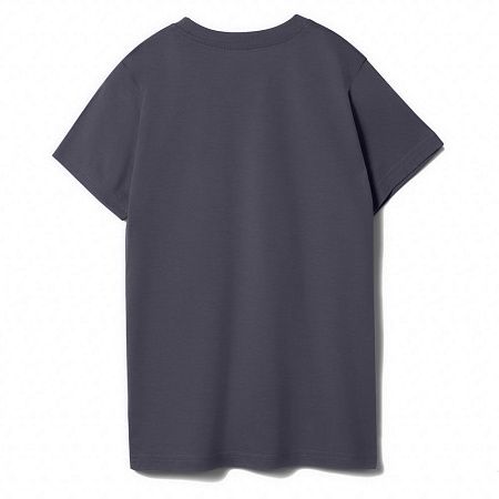 Футболка детская T-Bolka Kids, темно-серая (графит), размер 6 лет (106-116 см)