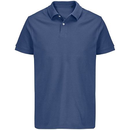 Рубашка поло унисекс Pacific, синяя (джинс), размер XL