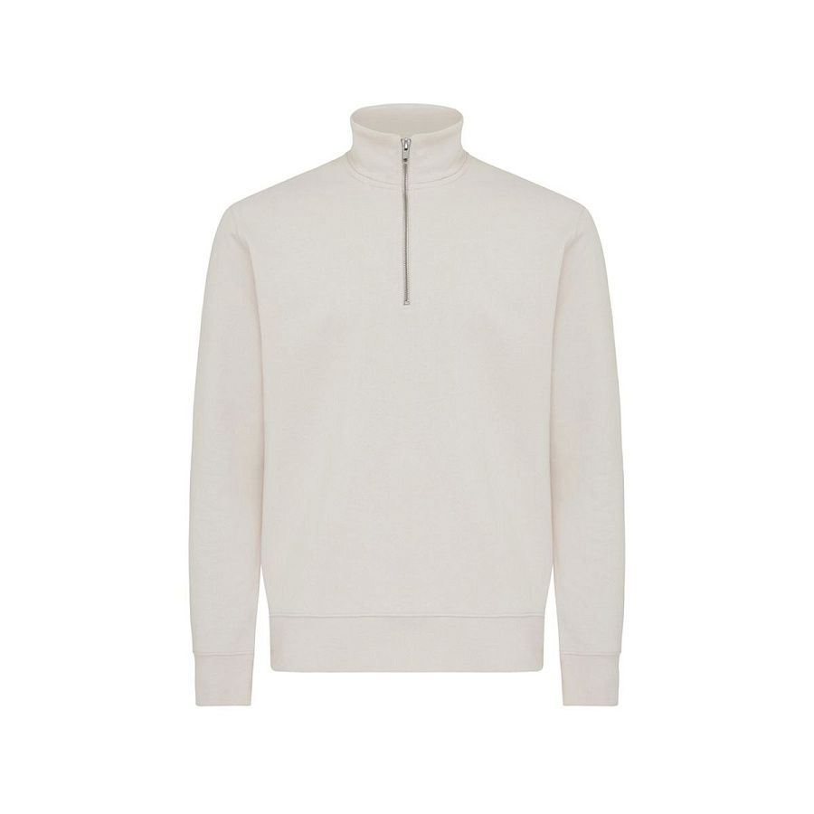 Свитшот на молнии Iqoniq Elgon из переработанного хлопка, 300 г/м²