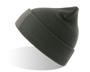 Шапка вязаная  двойная Wind-S с патчем