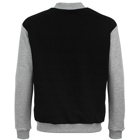 Бомбер College, черный, размер XS