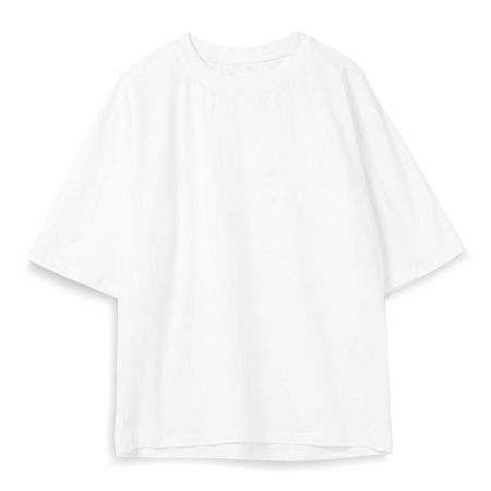 Футболка оверсайз унисекс Base Space, белая, размер XS/S