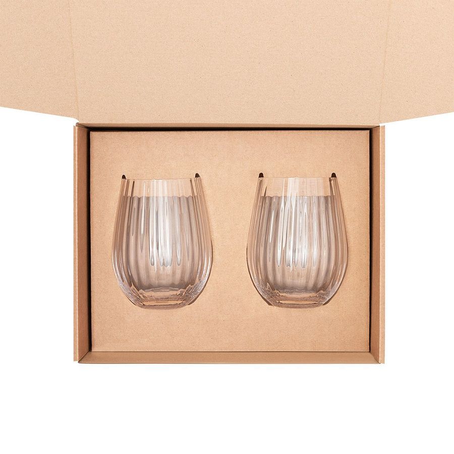 Подарочный набор 2 стакана для воды Бланш (Blanche)