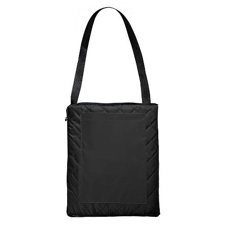 Плед для пикника "Rest"; чёрный; 115 х 140 см; двухсторонний материал флис 150 гр/м2+оксфорд  210 T