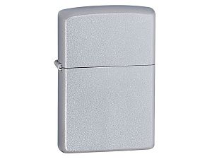Зажигалка ZIPPO Classic с покрытием Satin Chrome™, цвет: серебристый