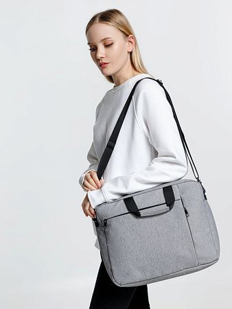 Сумка для ноутбука Oneworld, серая