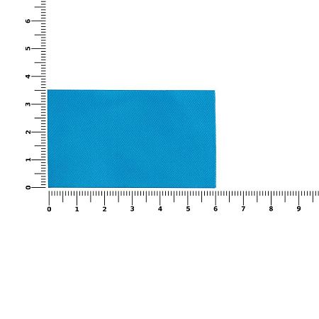 Лейбл тканевый Epsilon, M, голубой