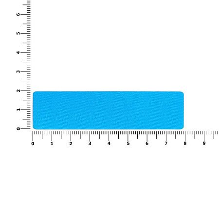 Наклейка тканевая Lunga, S, голубая