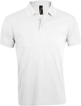 Рубашка поло мужская Prime Men, белая, размер S