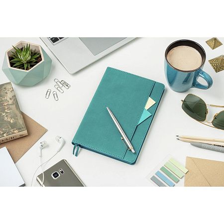 Ежедневник Flexy Smart Combi Daphne А5, темно-синий, недатированный, в гибкой обложке