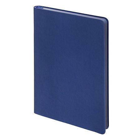Ежедневник Flexy Soft Touch Latte А5, синий, недатированный, в гибкой обложке