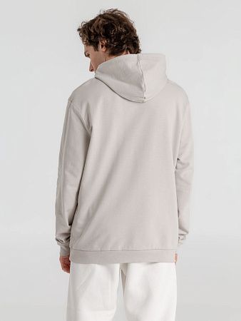 Толстовка с капюшоном унисекс Hoodie, дымчато-серая, размер XS