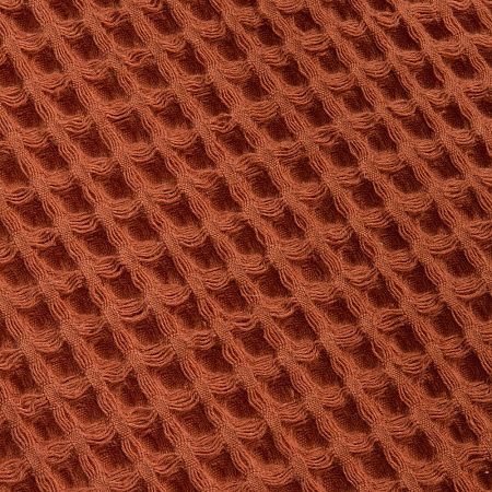 Плед вафельный Elenglect, оранжевый