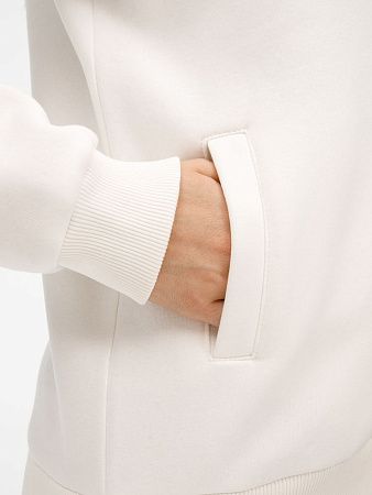 Бомбер унисекс AtmosWear, молочно-белый, размер S