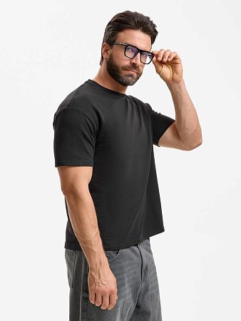 Футболка унисекс Durington, черная, размер XS/S