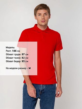 Рубашка поло мужская Virma Light, красная, размер 3XL