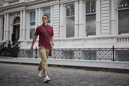 Рубашка поло Safran белая, размер S