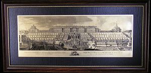 Гравюра "Петергоф"2