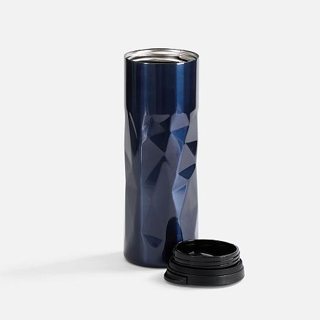 Термостакан Gems Black Sapphire, черный сапфир (синий)