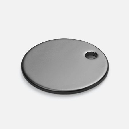 Шильдик металлический Alfa Sirkel, серый металлик