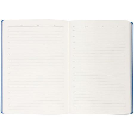 Ежедневник Flexpen Black, недатированный, черный с бирюзовым