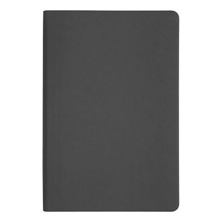 Ежедневник Flexy Soft А5, темно-серый, недатированный, в гибкой обложке