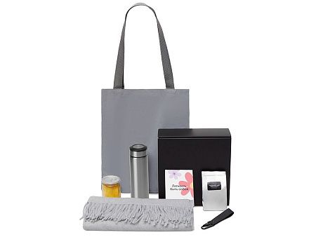 Подарочный набор «Re:f. Walk» с палантином, шоппером и термосом