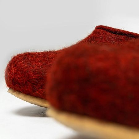 Домашние валенки Cant, красно-коричневые (терракот), размер 41