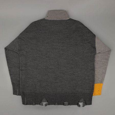 Свитер оверсайз Tricksy Net Grunge на заказ, полушерсть, размер S/M