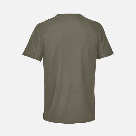 Футболка спортивная унисекс Vortex, темный хаки, размер L