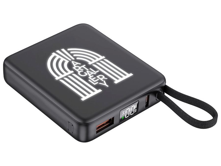 Внешний аккумулятор с подсветкой лого «Nex», 5000 мАч