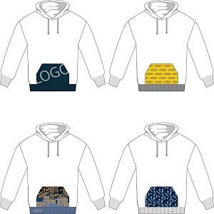 Вязаный карман-кенгуру на заказ Paosy