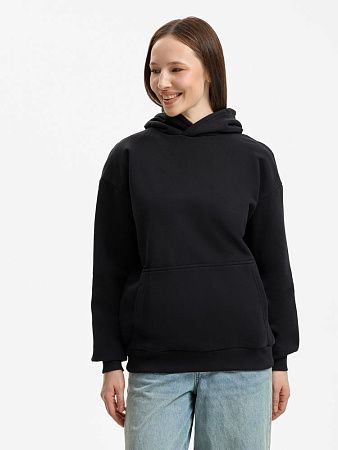 Худи унисекс оверсайз Daylero, черное, размер XS/S