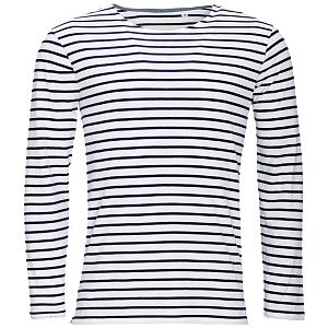 Футболка мужская Marine Men, белая с темно-синим под нанесение