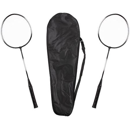 Набор для игры в бадминтон Gloucester, черно-серый