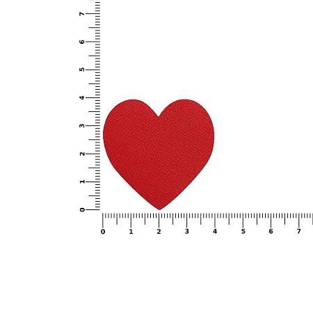 Наклейка тканевая Lunga Cor, M, красная