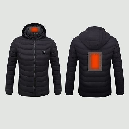 Куртка с подогревом Thermalli Chamonix, темно-синяя, размер S