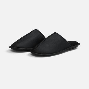 Тапочки домашние Norridge, черные, размер 43-45