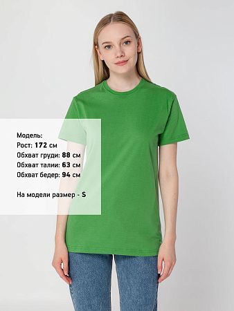 Футболка унисекс T-Bolka 160, ярко-зеленая, размер 4XL