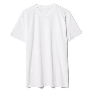 Футболка мужская T-bolka Stretch, белая под нанесение