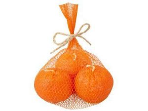 Набор свечей «Мандарины в сетке», без аромата