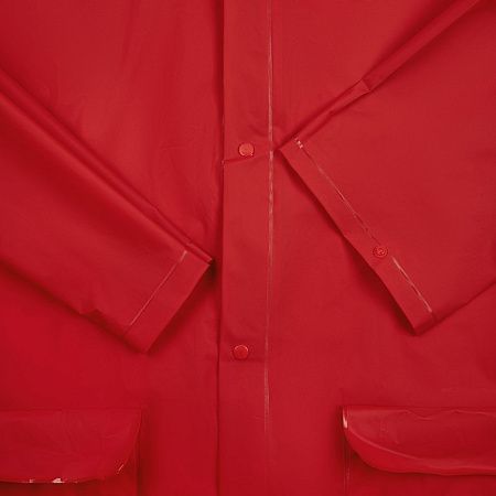 Дождевик детский RainDrop Kids, красный, размер 10 лет (130-140 см)