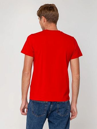 Футболка мужская T-bolka Stretch, красная, размер S v2