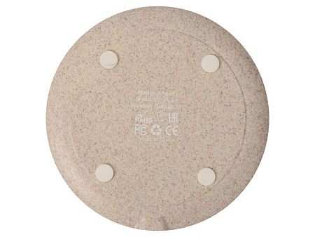 Беспроводное зарядное устройство «Wheatty» из пшеничной соломы, 5W