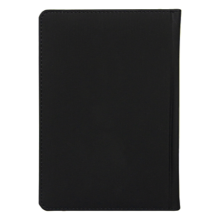 Ежедневник полудатированный Classic Soft А5, черный, в твердой обложке с поролоном