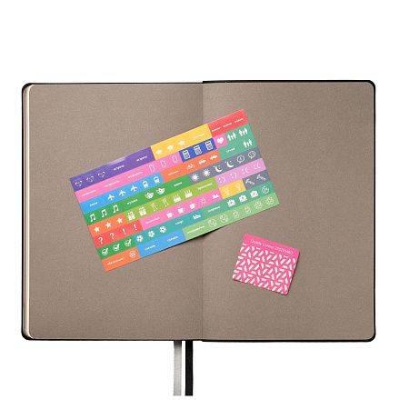 Ежедневник Твид (Tweed) недатированный, черный