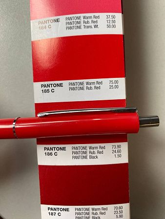 Ручка шариковая, пластиковая, BEST TOP NEW, красная